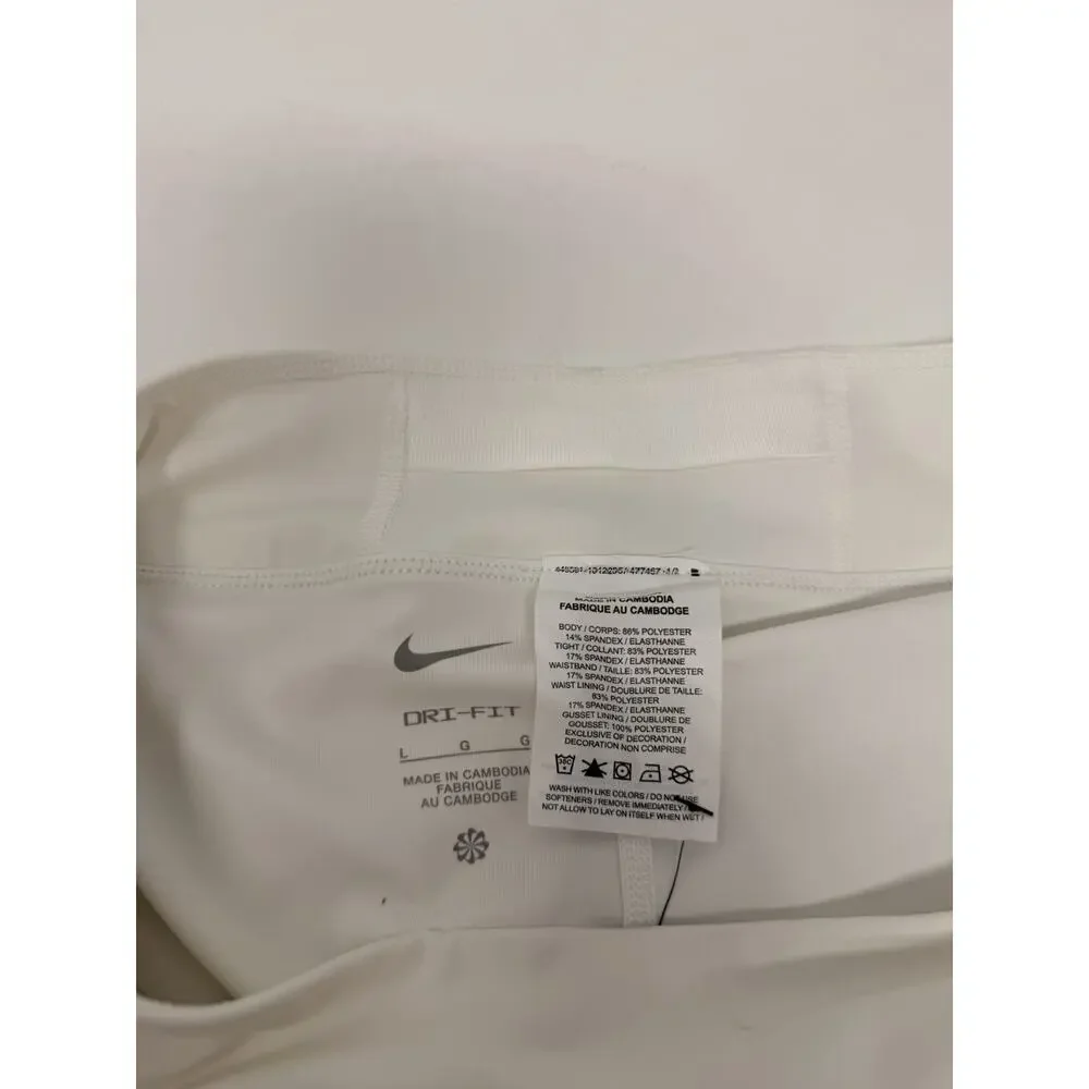 Nike Court Dri-Fit Pleated Tennis Golf Pickleball Skirt Skort Lavender Gray L